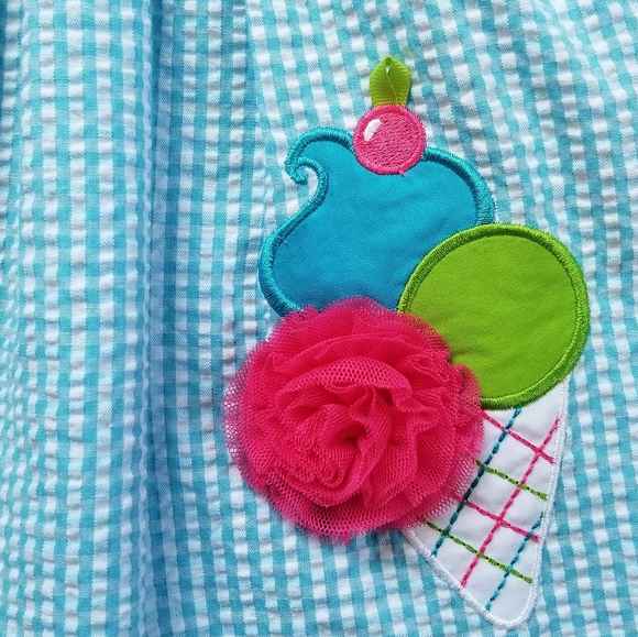 Emily Rose Seersucker Ice Cream Dress 2T - Picture 6 of 9